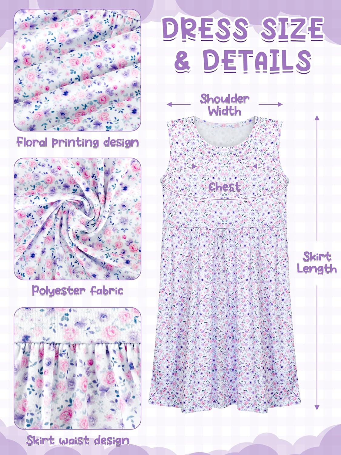 Luces 100 Days of School Costume for Kids, Old Lady Dress Up for Girls, 100th Day School Granny Wig Accessories Outfit - Image 4