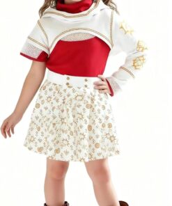 Girls Zombies Character Costume Halloween Cosplay Asymmetrical Sleeve Uniform Outfits