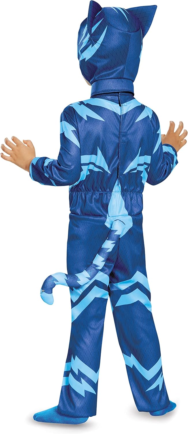 Catboy Costume for Kids, Official PJ Masks Costume Jumpsuit - Image 2